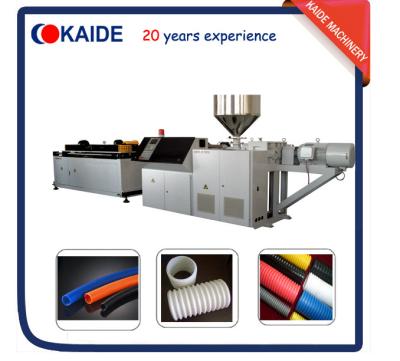 China PE Single Wall Corrugated Pipe Production Line KAIDE factory for sale