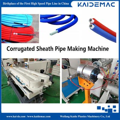 China Pipe in Pipe Corrugated Sheath Pipe Production Machine for sale