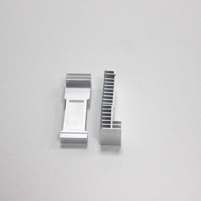 China Industrial Silver Aluminum Extrusion Heat Sink Hard Anodizing for sale