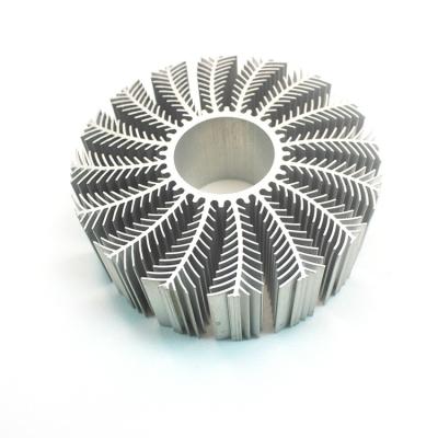 China Sunflower Round Aluminum Extrusion Heat Sink H0004 For LED CPU GPU for sale