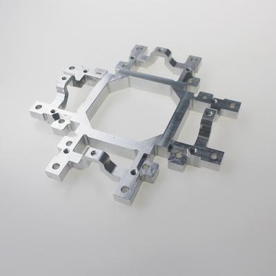 China Aluminum 6061 6063 CNC Milling Machine Parts And Components With Anodizing Clear Te koop