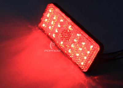 China Luces de freno de SMD 3528 LED, luz roja del reflector LED del rectángulo en venta