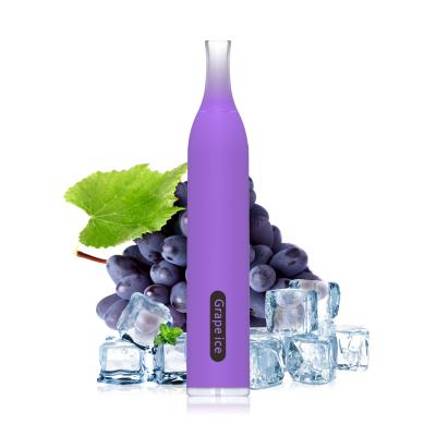 中国 400mAh 2.0ml 28G 600 Puff Disposable Vape Pen Grape Ice Flavor 販売のため