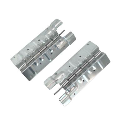 China Galvanized Steel Wooden Box Connector Metal Hinge Foldable Crate 220mm Hinge Hardwares for sale