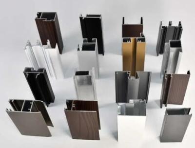 China Sliding Door And Window Frame Aluminum Extrusion Parts Custom Surface Treatments for sale