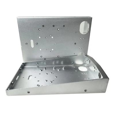China Manufacturing industry specializing in carbon steel stamping parts with white zinc plating. Te koop