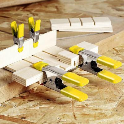 China 2/4/6 Inch Spring Clips Multifunctional Woodworking Clamps A Metal Spring Clip for sale