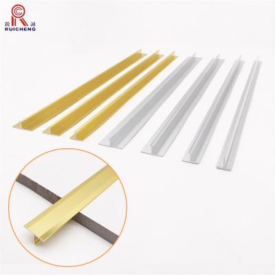 China T Shape Aluminium Transition Strip Metal Tile Boder Trim Strips For Transition for sale