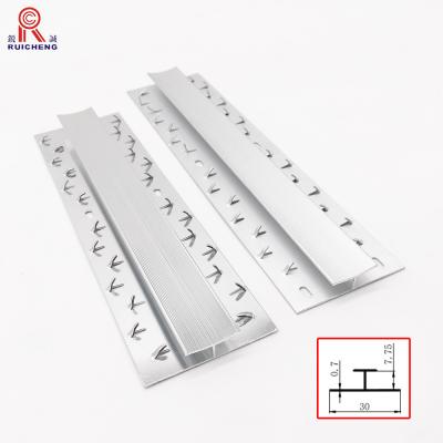 China 1mm Aluminium Transition Strip , Anodic aluminium flat door bar threshold strips for sale