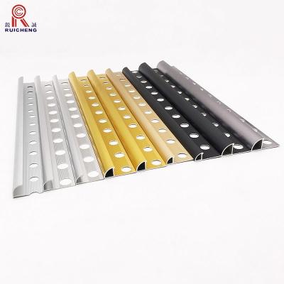 China 0.5mm Aluminum Tile Trim , T3 Temper Round Edge Metal Tile Trim for sale