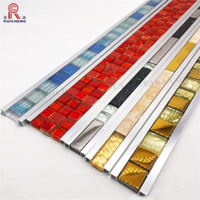 China guarnição da telha de 3mm Listello, tira resistente da telha de mosaico do tempo no chuveiro à venda