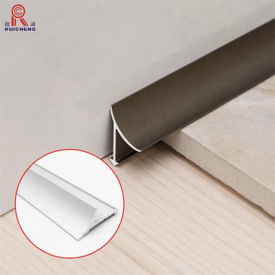 中国 Extrusion Aluminum Skirting Board Custom Size For Indoor Kitchen Decoration 販売のため