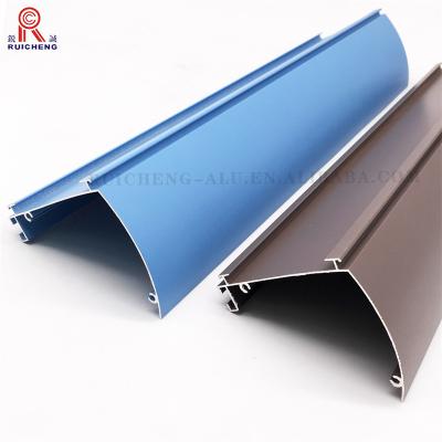China Extruded Aluminium Curtain Rail Track T8 Temper Anodizing Oxidation for sale