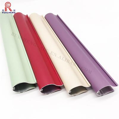 China 6063  Aluminium Curtain Track Gliders 2.0mm Thickness 12.5mm Height for sale