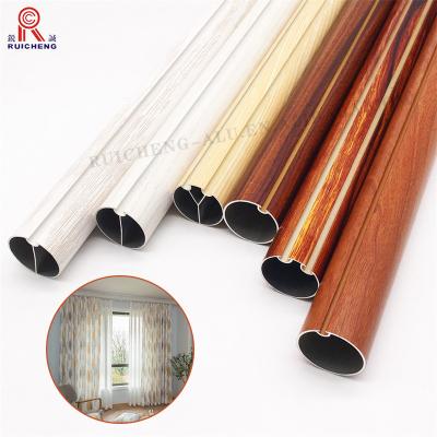 China 6000 Series Aluminium Ceiling Curtain Track 20mm  Thickness   Powdering Coating for sale
