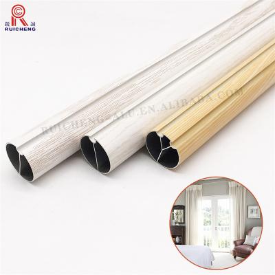 China Fluorocarbon Coating Aluminium Curtain Rail Track Anticorrosion For Roller Blind for sale