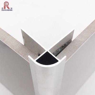 China Espessura de alumínio de canto externo da proteção 2.5mm da parede da guarnição do painel à venda