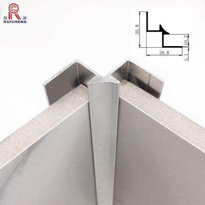 China Anodized Metal Edge Trim For Wall Tile 2mm Thickness Anti Collision for sale