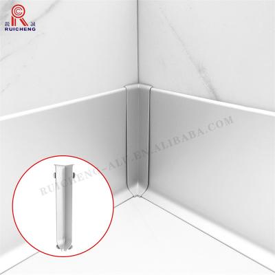 China Kitchen 75mm Aluminium Skirting Stain Resistance Anti Insect Grade 6082 for sale