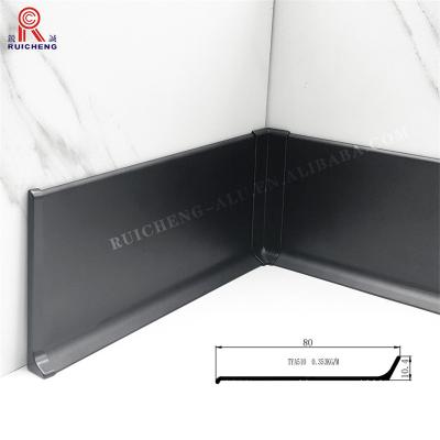 China Anodized Aluminum Skirting For Mobile Home 3mm Thickness Black Laminate for sale