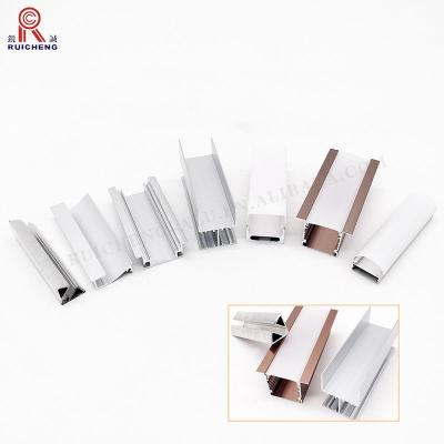 China 0.3mm Aluminium Extrusions For Led Lighting , T8 Recessed Aluminium Led Channel for sale