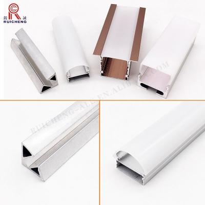 China Perfil de aluminio ahuecado de la luz de tira del LED, perfil de aluminio para la luz de tira en venta