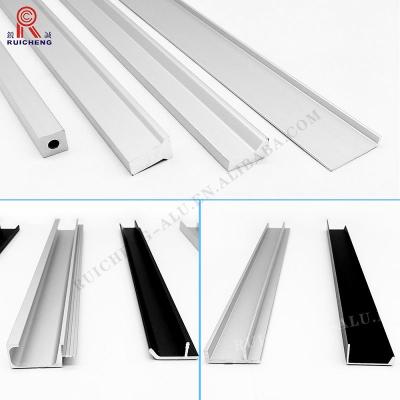China Kitchen Aluminium Cupboard Handles , T3 AA6063 Extruded Drawer Pulls for sale