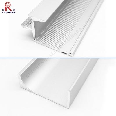 China BHMA  Aluminium Handle Profile G Profile 20mm  Width Polished for sale