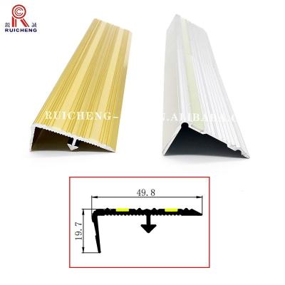 China Photoluminescent Aluminum Step Edge Trim 3mm Thickness Anti Slip for sale