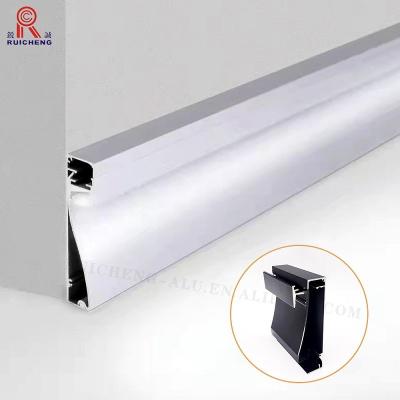 China 2mm Aluminium LED Strip Light Profile , T8 Led Strip Light Recessed Channel for sale