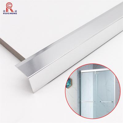 China 6063 L Slot Aluminium Angle Profile 1.5mm Thickness 20x20 Size Anodised for sale