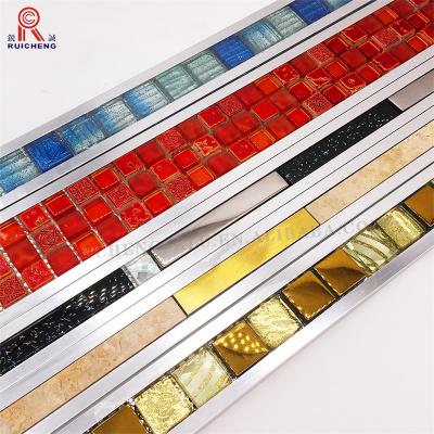 China Luxury Tile Listello Trim , Decoration Edge Trim For Mosaic Tile for sale