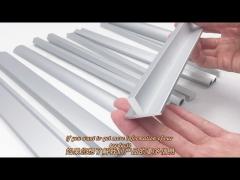 6005 Aluminium Handle For Cabinet Powder Coated ISO14001 Approved
