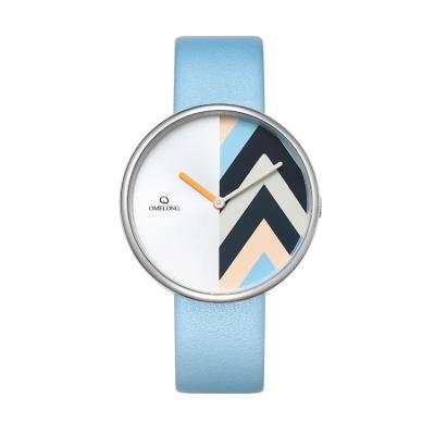 China El reloj minimalista del acero inoxidable del cuarzo, lujo unisex mira marca de encargo en venta