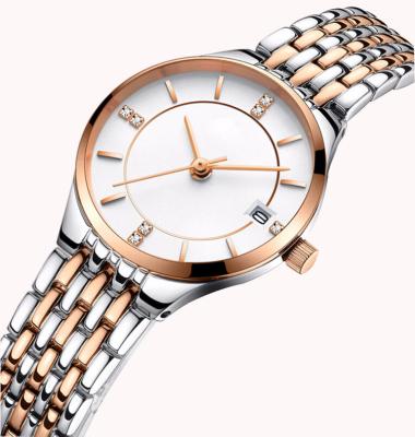 China Two Tone Plated Luxury Wrist Watch for sale