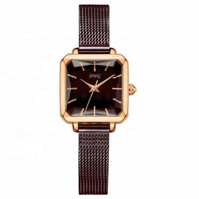 China Relógio feito sob encomenda de quartzo da liga da faixa da malha, à prova de água fêmea dos relógios de pulso à venda
