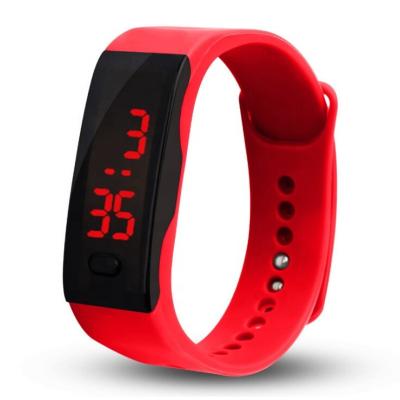 China Colorful Silicone Bracelet Watch Waterproof Customized Brand For Sport for sale