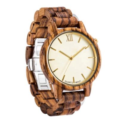China reloj barato de madera de encargo de madera de lujo del logotipo de la caja de reloj en venta