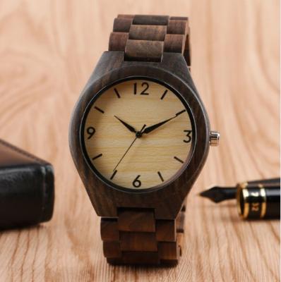 Chine montres en bois unisexes de montre japonaise faite sur commande de mouvement de montre de rohs de conception de fahion à vendre