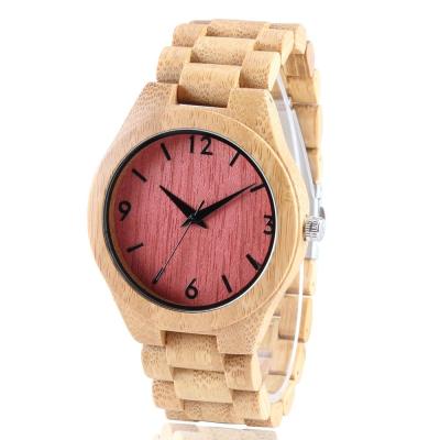 China Solid wood wooden wrist wall clock watch for sale