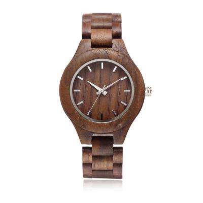 China Multi Colors Japan Movement Quartz Watch All Wood Clock For Women Man for sale