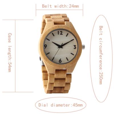中国 方法ヴィンテージ人のタケ腕時計、ハンドメイド日本動きの水晶腕時計 販売のため