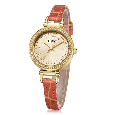 China Seiko Pc21s Leather Strap Quartz Watch Women'S Water Resistant Watches for sale