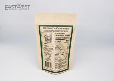 China Organic Grade Natural Karft Paper Pouch Laminated Material For Corn / Granola for sale