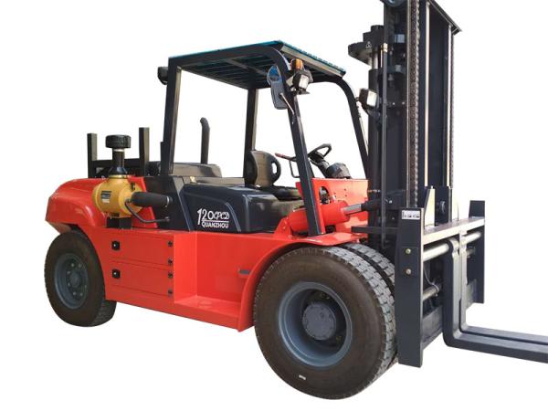 Quality 12T Heavy Lift Forklift Seated Diesel Forklift Truck Customizable for sale