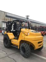Quality Pneumatic Tire Rough Terrain Forklift 3.5 Ton 4 Wheel Drive 5000 - 6000 LBS for sale