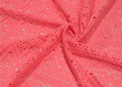 China Jaquard Kintting Soft Lace Fabric 59 / 61 Width For Sports Shoes / Clothing for sale
