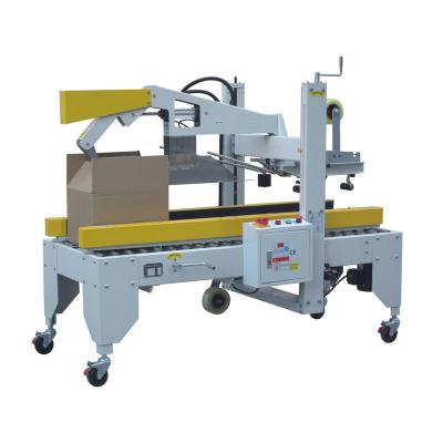 China CE ISO semi automatic case sealer Folding Lid carton taping machine for sale