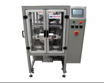 China 2 Servo Zipper Form Fill Seal Packing Machine Vertical 45ppm Powder Filling Sealing for sale