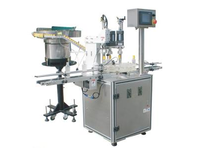 China 35mm Mouth Inserter Bottling And Capping Machine Aluminum 12mm Cap Screw Press for sale